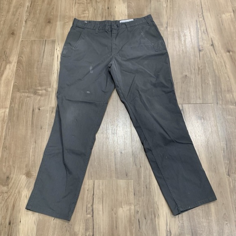 Carhartt Men's Carpenter 74533-33 Pants 36X32 Grey Ripstop Relaxed Fit‎ Workwear
